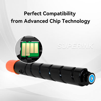 Compatible Canon GPR-36 3783B003AA Cyan Toner Cartridge by Superink