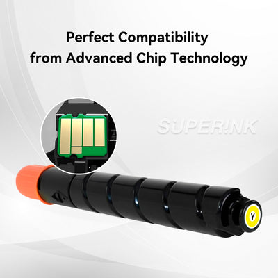 Compatible Canon GPR-30 2801B003AA Yellow Toner Cartridge By Superink