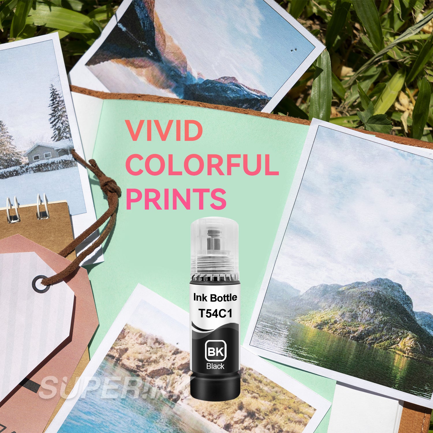 Compatible Epson T54C T54C120 Black Ink Bottle