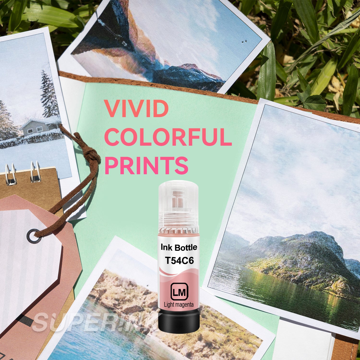 Compatible Epson T54C T54C620 Light Magenta Ink Bottle