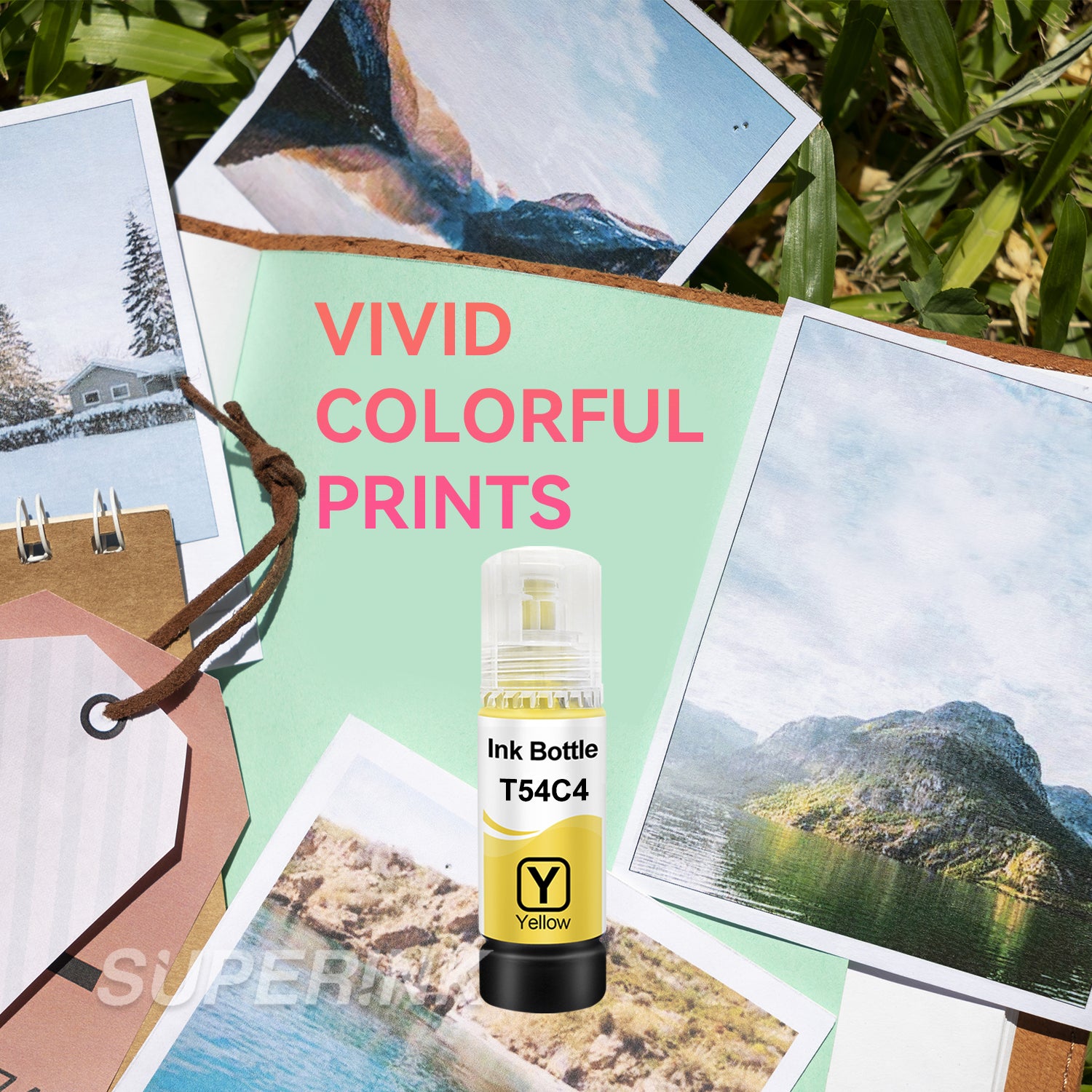 Compatible Epson T54C T54C420 Yellow Ink Bottle