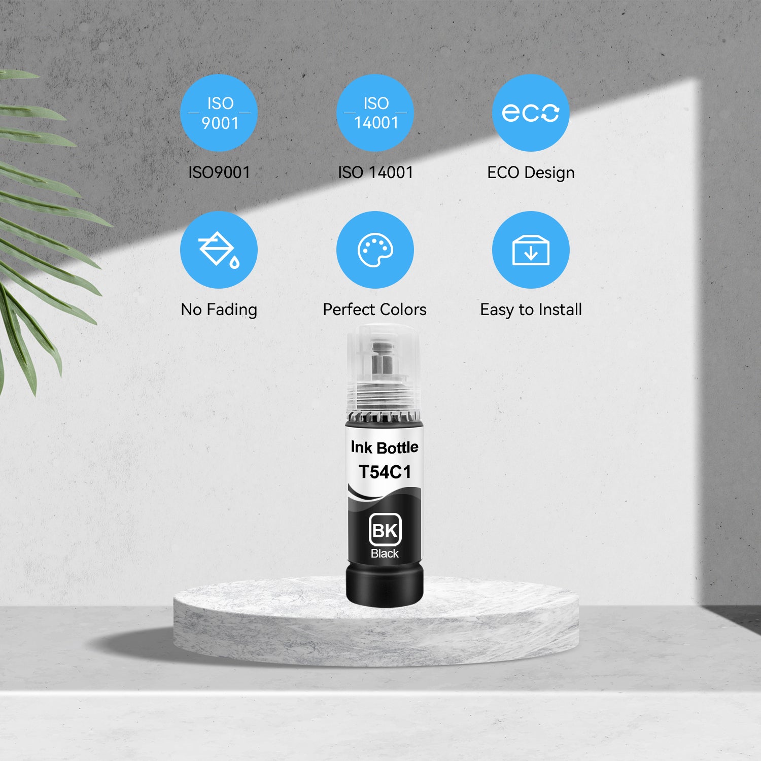 Compatible Epson T54C T54C120 Black Ink Bottle