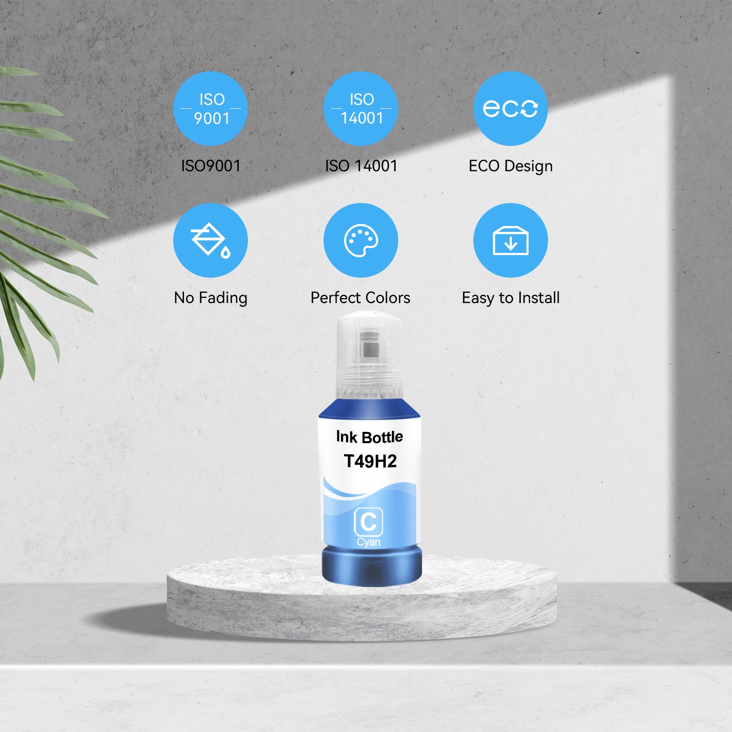 Compatible Epson T49H T49H200 Cyan Ink Bottle