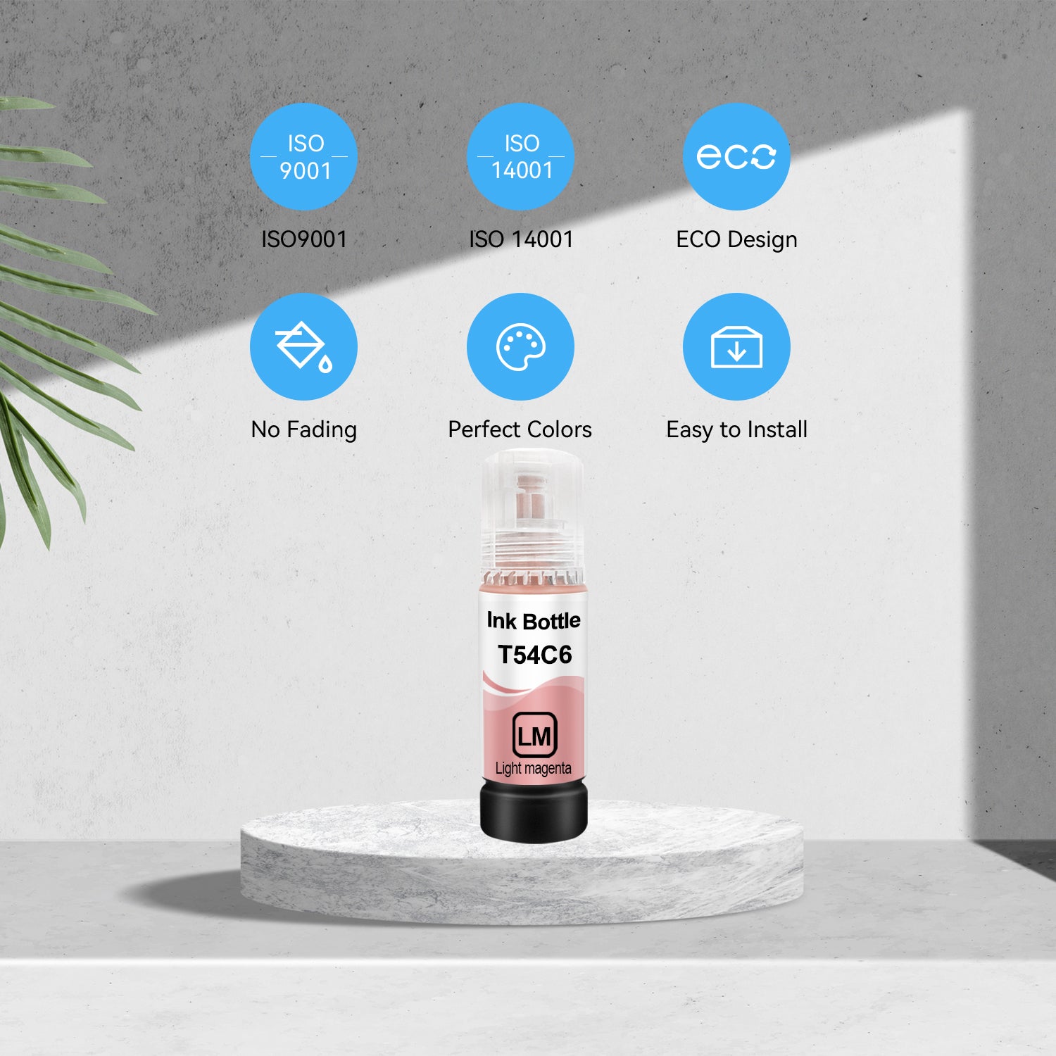 Compatible Epson T54C T54C620 Light Magenta Ink Bottle