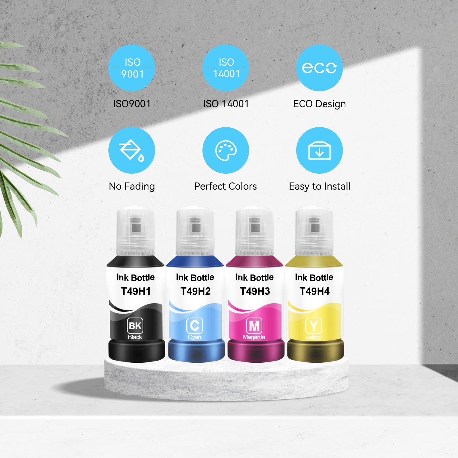 Compatible Epson T49H Set of 4 Ink Bottles