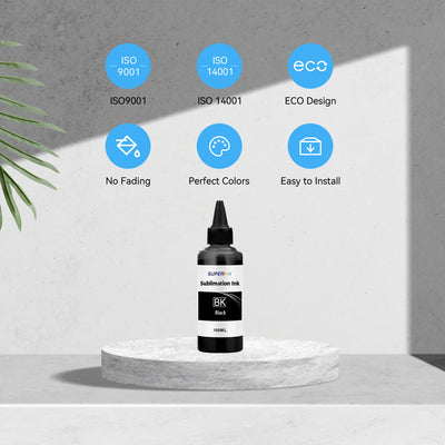 Sublimation Ink for Epson 100ml Black By Superink