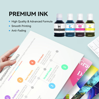 Compatible Canon GI-26 Combo Pigment Ink Bottle by Superink